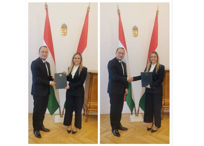 Submission of the Copies of Letters of Credence by H.E. Mr. Adel TALBI to the Hungarian Side