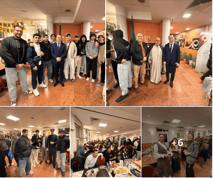 En conclusion de son programme de solidarité dédié au mois sacré du Ramadan, l'ambassade d'Algérie à Budapest a organisé un banquet Iftar collectif en l'honneur des membres de la communauté nationale et des étudiants résidant en Hongrie.