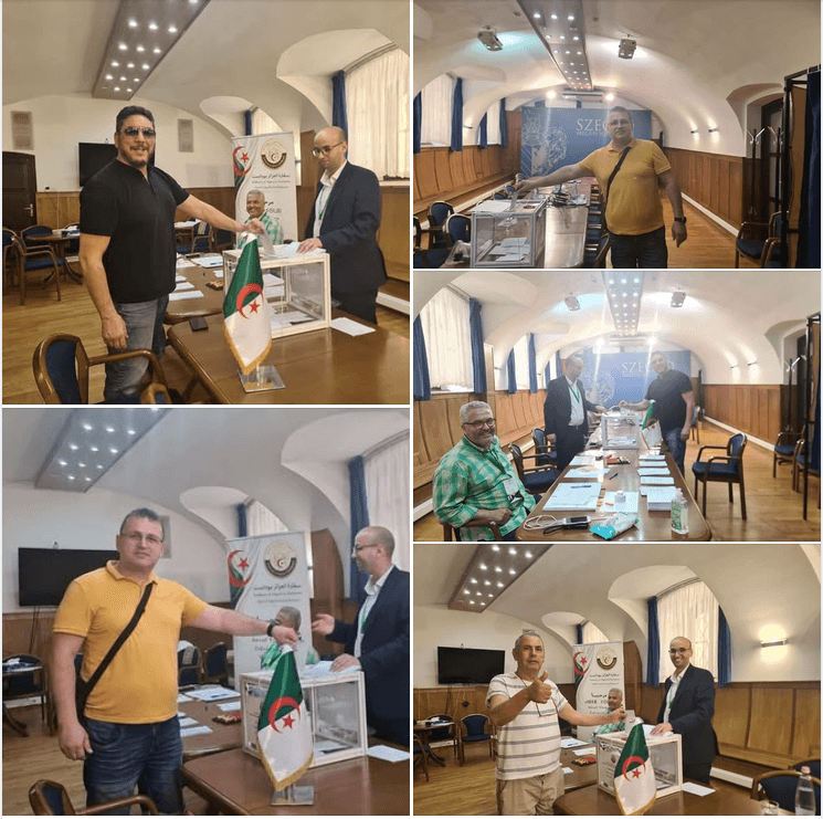 The voting process for the election of members of the People’s National Assembly continues at the mobile polling station in the city of Szeged.