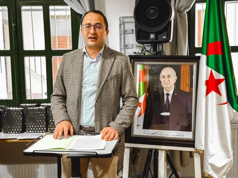 Algeria budapesti nagykövete, Adel Talbi úr, a nagykövetség munkatársaival együtt részt vett a Magyarországi Algériaiak Egyesülete